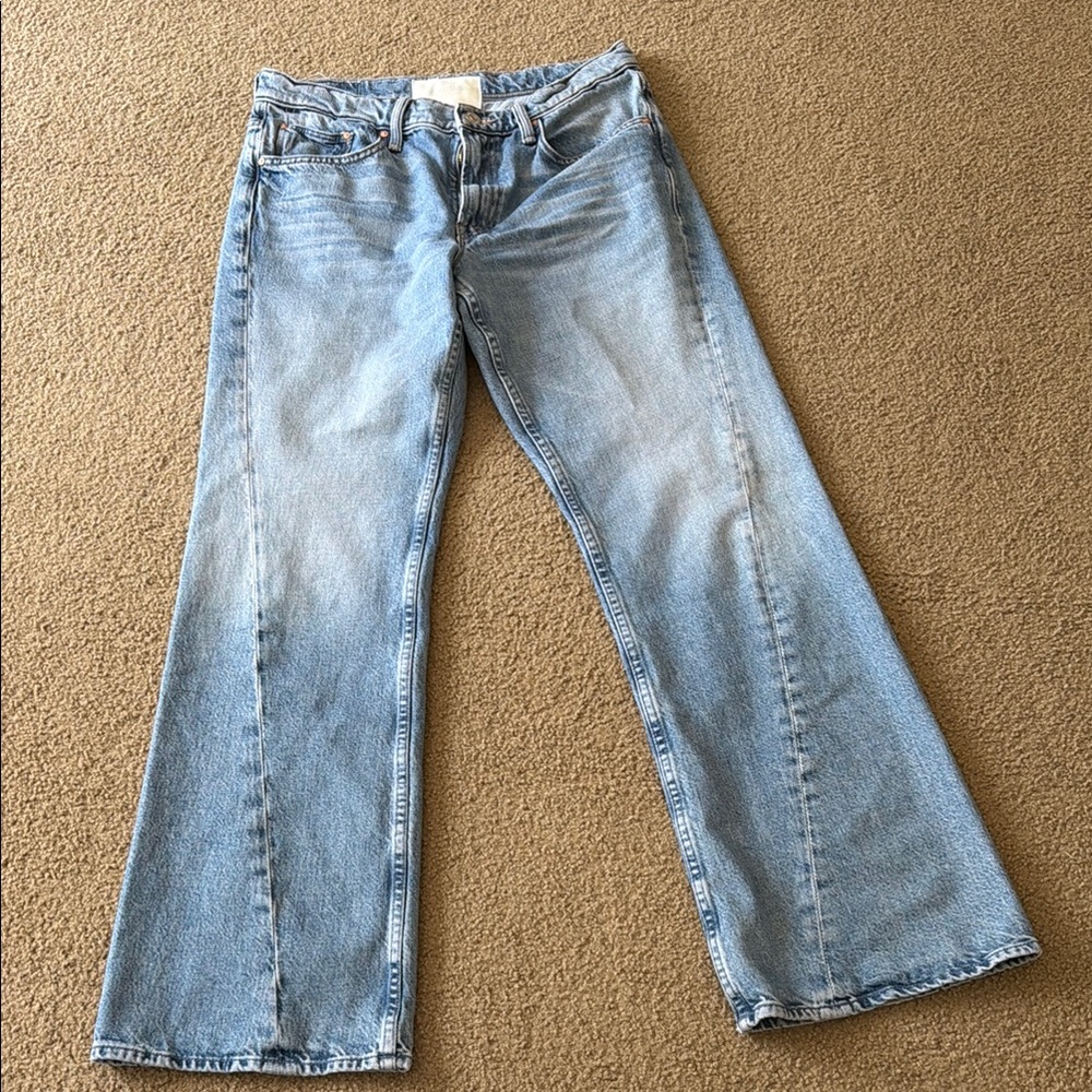 MOTHER Bookie Twist-High Rise, Flare jean